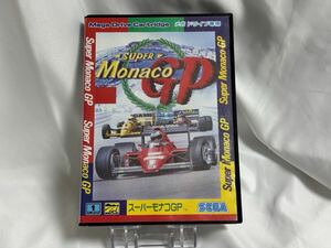 【動作確認済み】メガドライブ　スーパーモナコGP　メガドラ　説明書付き