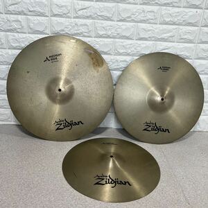 Zildjian ジルジャン A MEDIUM (RIDE 20/51cm + CRASH 18/45cm+THIN CRASH 16/40cm) 