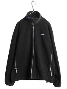 00s USA製 ★ 00年製 パタゴニア R3 ラディアント フリース ジャケット メンズ XL 00年代 オールドPatagonia フルジップ レギュレーター 黒