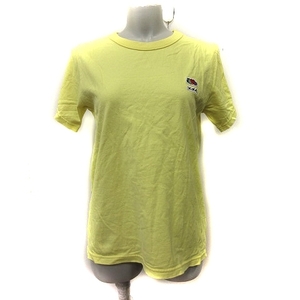 エックスガール x-girl フルーツオブザルーム FRUIT OF THE LOOM Tシャツ カットソー 半袖 2 黄色 イエロー /YI レディース