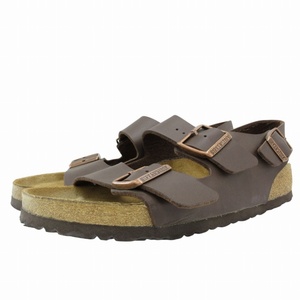 ビルケンシュトック BIRKENSTOCK アリゾナ ストラップサンダル シューズ 38 24.5cm 茶 ブラウン /FF 1023 メンズ