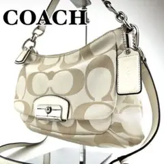 COACH コーチ 2way ショルダーバッグ ベージュ YJ16-06