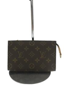 LOUIS VUITTON◆ポッシュ・トワレット15_モノグラム・キャンバス_BRW/PVC/BRW