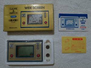 【美品】任天堂ゲームウォッチ　ワイド・ファイア　箱説付★Nintendo GAME&WATCH FIRE FR-27