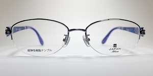 普通のメガネシリーズ(22) 　国産ナイロールフレームWASHIN　BL-3029J　53□17-137　さりげなさが貴重!　当店在庫大処分!　普通郵便で発送 