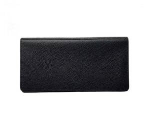 新品 VASSANT ヴァッサン 長財布 アリゲータ グレインカーフレザー 黒 ブラック BLACK フランス製 定価8万