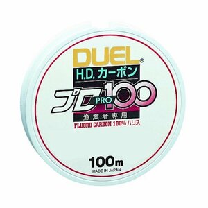 DUEL(デュエル) フロロライン 4号 HDカーボンプロ100S 4号 クリアー H1119