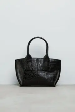 ZARA クロコダイル風　2wayショルダー　ハンド　バック