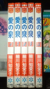 即決！細川知栄子　愛の泉　全5巻　手渡し可