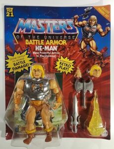 Mattel Masters of the Universe Origins Battle Armor He-Man Action Figure 海外 即決