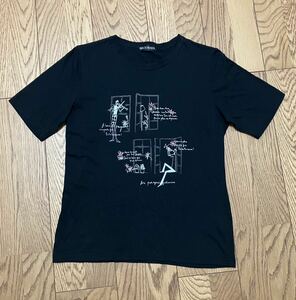 APS-116 00s Y2K DOLCE MARA刺繍入り　半袖Tシャツ　レディース　Ｌサイズ