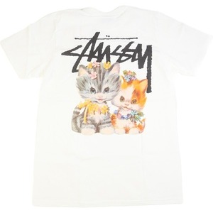 STUSSY ステューシー 23SS KITTENS TEE WHITE Tシャツ 白 Size 【L】 【新古品・未使用品】 20807632