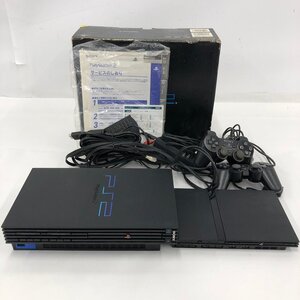 SONY ソニー プレイステーション2 2点 SCPH50000NB/　SCPH-77000 通電確認済み【CLAS1036】