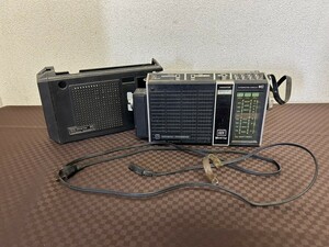 A3　National Panasonic　ナショナルパナソニック　RF-858D　ラジオ　アンティーク　通電確認済み　オーディオ機器　現状品