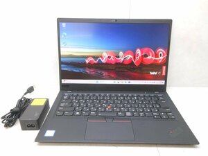 ☆1円☆第8世代☆Lenovo☆Thinkpad.X1CARBON.20KH-004UJP☆Core i5 1.60GHz/8GB/SSD256GB/高解像度/無線/カメラ/Office/Win11 DtoD領域☆