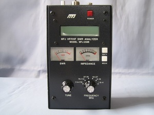 ＨＦ／ＶＨＦ　ＳＷＲアナライザ「ＭＦＪ－２５９Ｂ」ＤＭアダプター付き 動作品