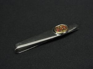 1円 ■美品■ GUCCI グッチ オールドグッチ ヴィンテージ インターロッキングG マネークリップ 札ばさみ シルバー系 BI9024