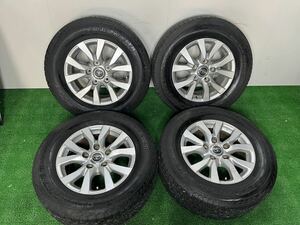 1円スタート【管理番号 244-47】 トヨタ純正 ランドクルーザー200 後期アルミホイール 18インチ 8J +56 PCD150-5H 285/60R18 YOKOHAMA 