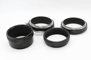 ★良品★ ZENZA BRONICA ゼンザブロニカ EXTENSION TUBE SET エクステンションチューブセット (C-C / C-B / C-C / C-D)) #01902