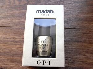 廃盤● 新品 ●OPI●18Kホワイトゴールド&シルバートップコート 　●特別限定コラボ マライアキャリー　ホリデーbyOPI