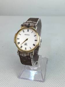 A8160●GUCCI グッチ 腕時計 シェリーライン レディース ゴールド 763001M 中古 【未確認】