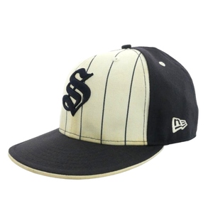 ステューシー STUSSY ニューエラ NEW ERA 59FIFTY 25周年記念 キャップ 帽子 7 3/4 62cm ネイビー/ホワイト メンズ