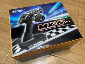 ☆SANWA サンワ★MX-6★2.4G RCプロポ 送信機のみ！新品未使用品☆送料込み！！受信機 ラジコン フタバ タミヤ BL-SIGMA SRM-102Z RX-391