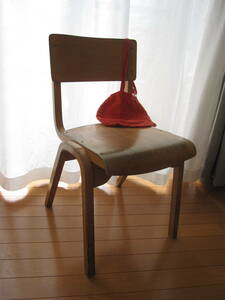 送料込　フランスアンティーク・ビンテージ　スクールチェアー☆大人・子供問わず使えます　/アンティーク椅子、アンティークチェアー
