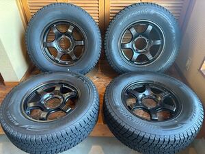 ☆ジムニーJB64☆【RAYS】GLAM LIGHTS 57DR-X＋【BRIDGESTONE】BLIZZAK DM-V3(4本set)225/70R16☆JB74 JB23 JB33 JA11 JA22☆