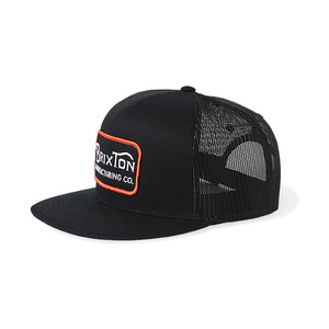 BRIXTON(ブリクストン)『GRADE HP TRUCKER HAT』BLACK/ORANGE/WHITE