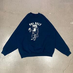 希少 激レア 50s 60s 70s ビンテージ ヴィンテージ スウェット Tシャツ モンスター 染み込み プリント 鬼 フェード USA製 リバース bigE 13