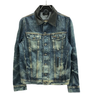 DIESEL ディーゼル ELSHAR ウォッシュアブルデニムトラッカージャケット 00T001008NE インディゴ XS ITWAUOLYSNNW