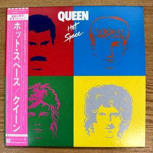 ROCK/QUEEN/HOTSPACE/ELEKTRA P-11204/国内82年ORIG OBI 帯 クイーン/ホットスペースFREDDIE MERCURY/フレディー・マーキュリー NB1119-050