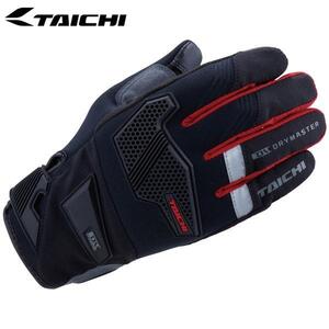 RS TAICHI RSタイチ RST450 DRYMASTER-FIT エッジ レイングローブ カラー:BLACK/RED サイズ:S