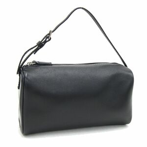 ザ ロウ ハンドバッグ 90s Bag W1281 L97 ブラック レザー 中古 ポシェット ミニBag 黒 ポーチ