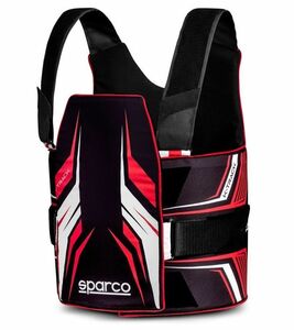 SPARCO（スパルコ） カート リブプロテクター RIB PROTECTOR K-TRACK ブラックxレッド XSサイズ FIA：8870-2018