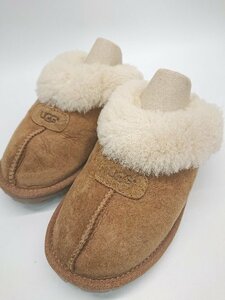 ◇ UGG アグ COQUETTE コケット 5125 もこもこ ボア サボ スリッパ サンダル サイズJAPAN23.0 ベージュ系 レディース P