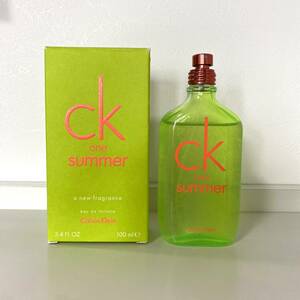 送料無料　カルバン クライン シーケーワン サマー オードトワレ 2012 100ml * Calvin Klein CK ONE SUMMER カルバンクライン 香水　メンズ