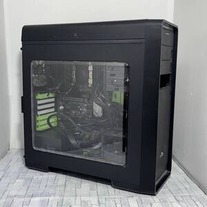 【ジャンク品】自作デスクトップパソコン PCケース＋マザーボード等 写真のものすべて付属★500円～スタート！最落なし★