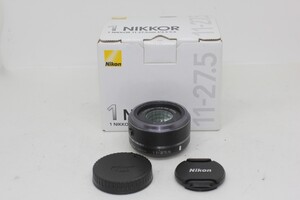 Nikon 標準ズームレンズ 1 NIKKOR 11-27.5mm f/3.5-5.6 ブラック ニコンCXフォーマット専用 #0093-1106