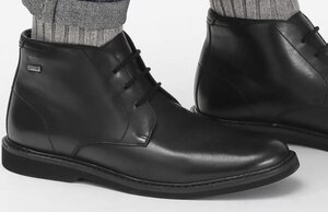 CLARKS 25cm チャッカ ブーツ ビジネス ブラック ゴアテックス GTX スニーカー レースアップ レザー ローファー スーツ スリッポン XX358