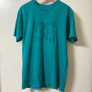 DC SHOE　ディーシー　シュー　メンズ 半袖　tシャツ　S ロゴ　プリント　デザイン　人気　ストリート グリーン 緑　 22E2206