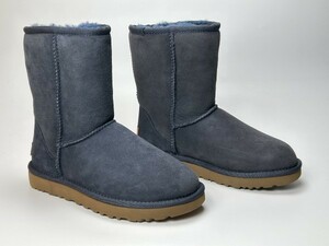 新品 ug1240 訳あり品 アグ クラシック ショート 2 22.0cm US5.0 女性用 ネイビー UGG W CLASSIC SHORT II 1016223