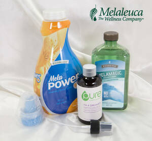 ★新品★Melaleuca メラルーカ　洗濯用洗剤 メラパワー＋油汚れ落とし メラマジック＋ 芳香剤 ピュア ナイトタイム リネンスプレー　