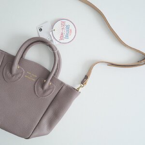 未使用 / YOUNG&OLSEN ヤングアンドオルセン / PETITE LEATHER TOTE レザートートバッグ / YO2003-GD004 / 2305-1305