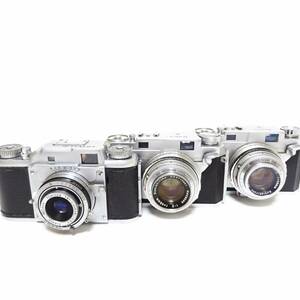 konica Ⅲ Novo 35 フィルムカメラ 3個セット 動作未確認 ジャンク品 80サイズ発送 KK-2810350-083-mrrz