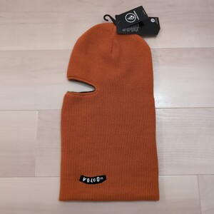 3DAYS WINTER SALE!!【新品未使用】VOLCOM ボルコム STONE CLAVA ビーニー SNOW バラクラバ リバーシブル BLK ORG