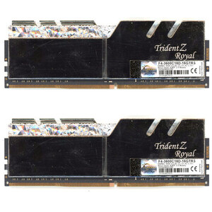 【中古】G.Skill F4-3600C18D-16GTRS DDR4 PC4-28800 8GB 2枚組 [管理:1050024851]