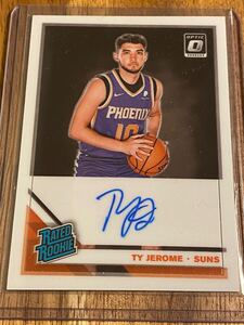 直書き　現CAVS Ty Jerome 2019-20 Panini Donruss Optic Rated Rookie Auto 