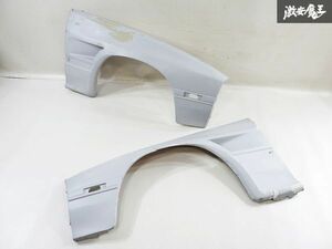 BN SPORTS スポーツ FC3S サバンナ RX-7 RX7 フロント ワイドフェンダー フェンダー エアロ グレー系 FRP製 左右セット ワイド量不明 即納